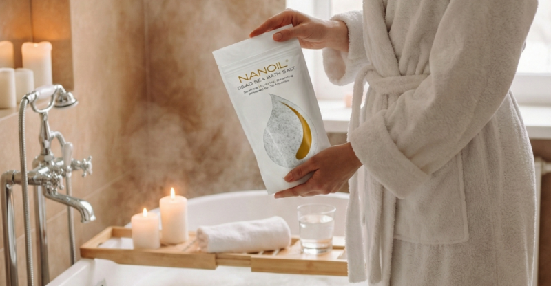 nanoil sůl z mrtvého moře do koupele
